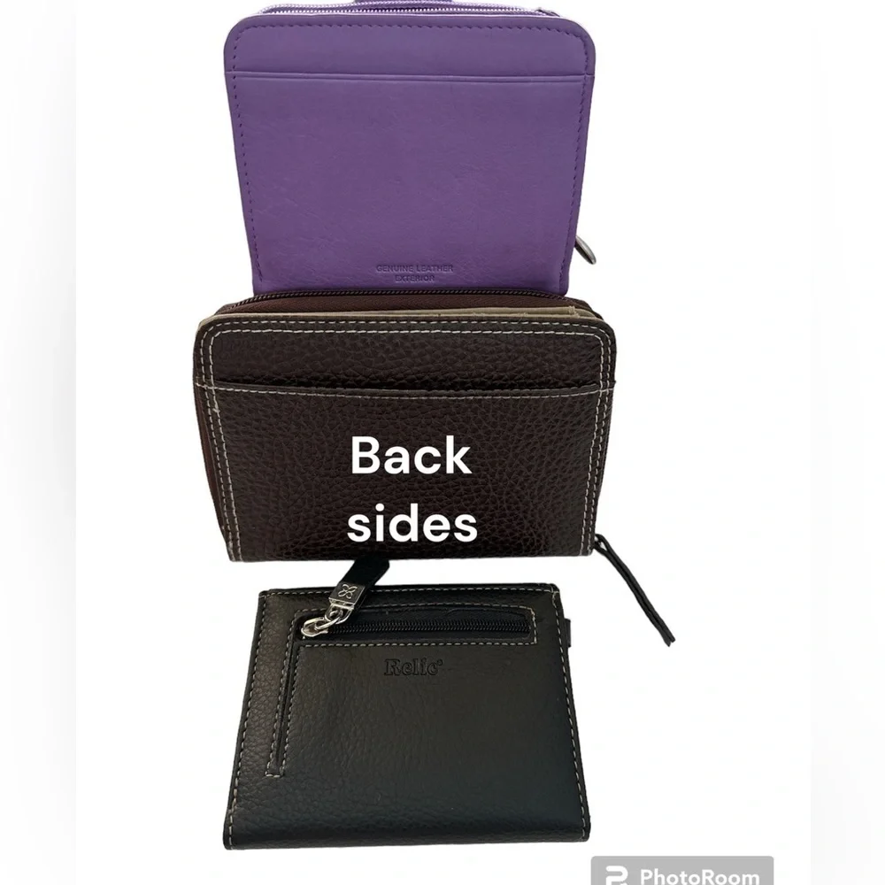 Bi-Fold Mini Wallets Bundle Of 3